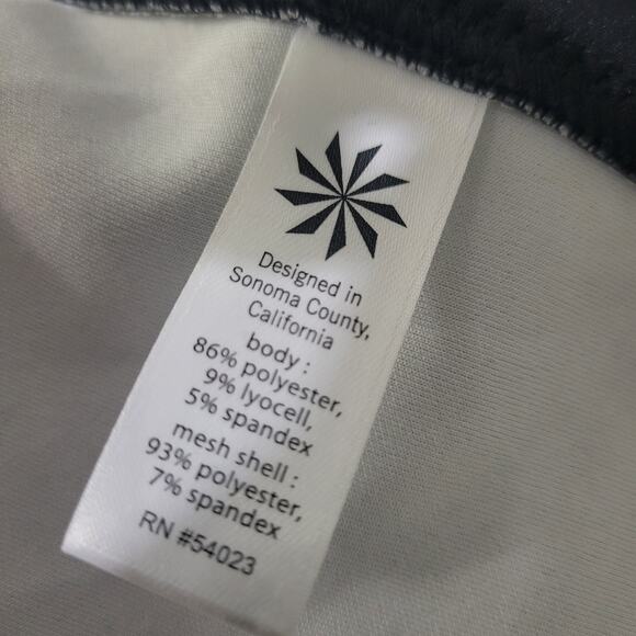 Athleta Fuse Dress Black Jersey Tank Mini Adjustable Active Sporty Size Small - Picture 7 of 16